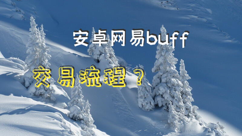 安卓网易buff交易流程？