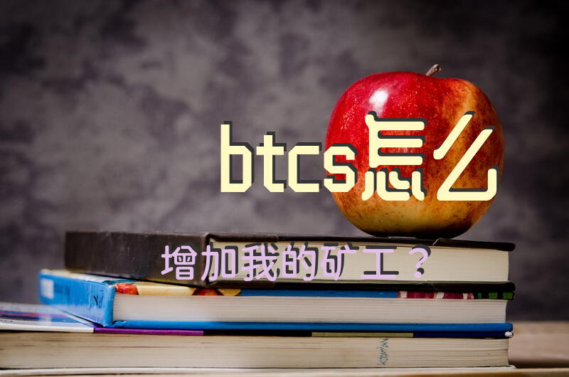 btcs怎么增加我的矿工？